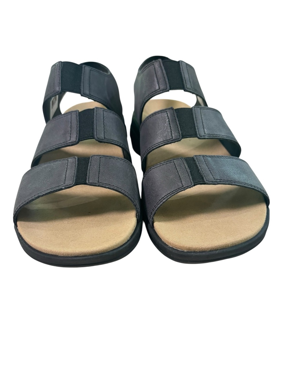 KURU Coda Muse Sandals Shoes Womens Size 11 Jet Black Strappy Comfort Walking - Picture 3 of 10